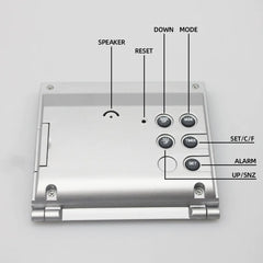 Digital Travel Alarm Temperature Clock