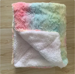 Thickened Flannel & Lamb Wool Blanket