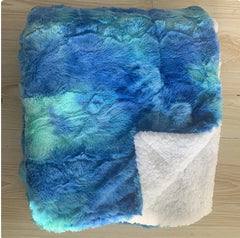 Thickened Flannel & Lamb Wool Blanket